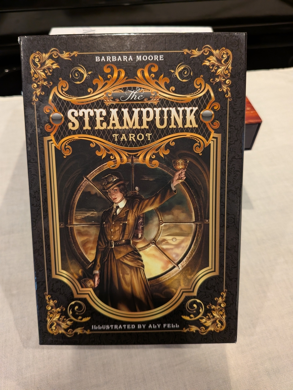 The Steampunk Tarot - Black and Gold Deck